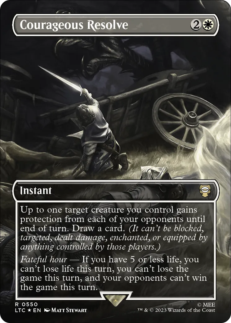 Courageous Resolve — Tales of Middle-earth Commander — Magic: The Gathering