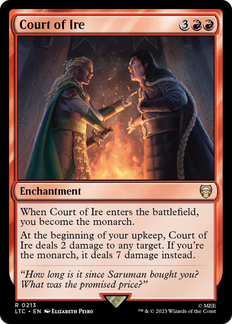 Court of Ire — Tales of Middle-earth Commander — Magic: The Gathering