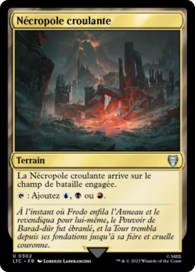 Nécropole croulante — Tales of Middle-earth Commander — Magic: The Gathering