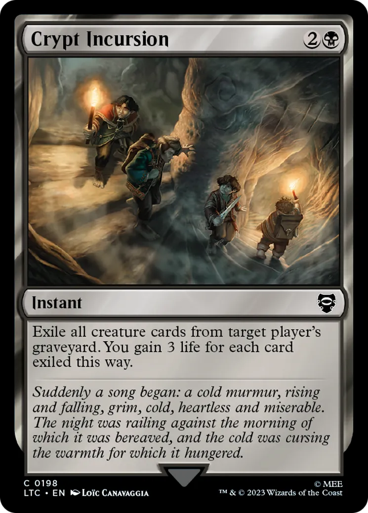 Crypt Incursion — Tales of Middle-earth Commander — Magic: The Gathering