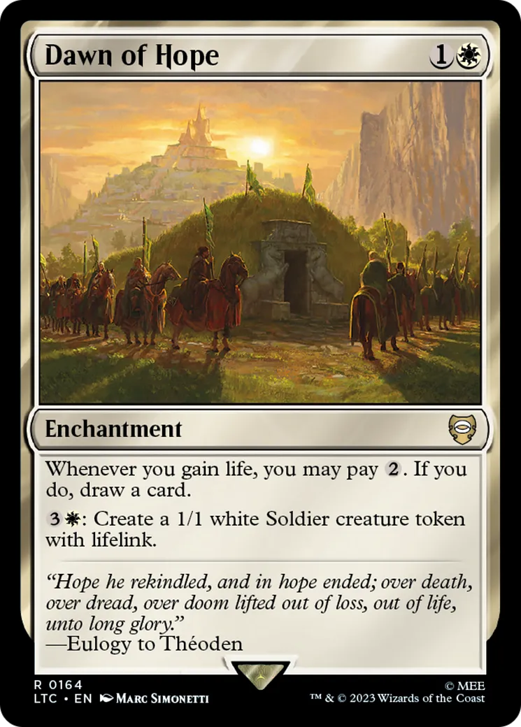 Dawn of Hope — Tales of Middle-earth Commander — Magic: The Gathering