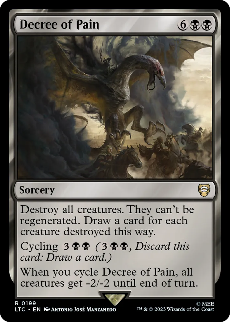 Decree of Pain — Tales of Middle-earth Commander — Magic: The Gathering