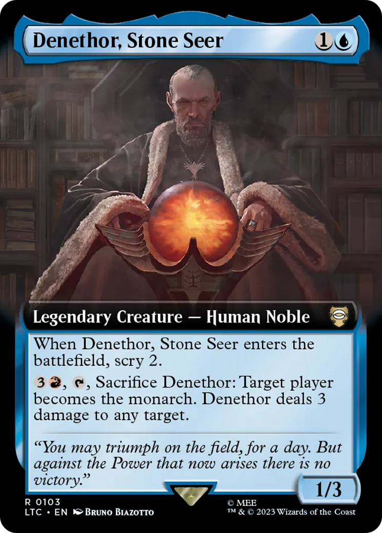 Denethor, Stone Seer — Tales of Middle-earth Commander — Magic: The Gathering