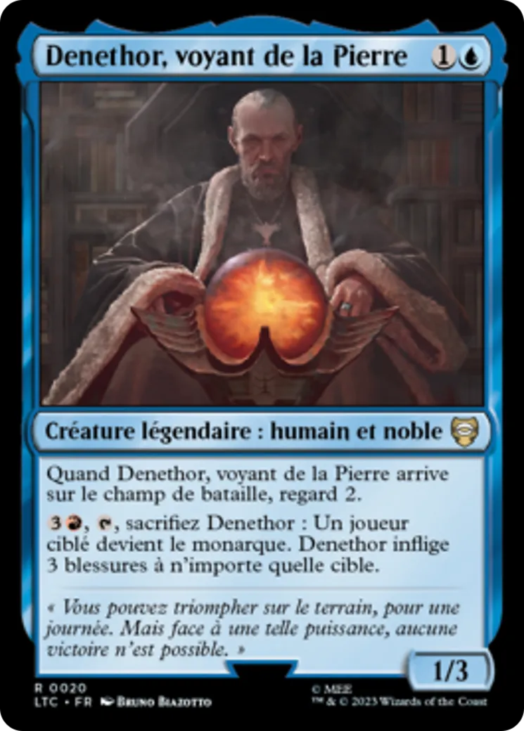 Denethor, voyant de la Pierre — Tales of Middle-earth Commander — Magic: The Gathering