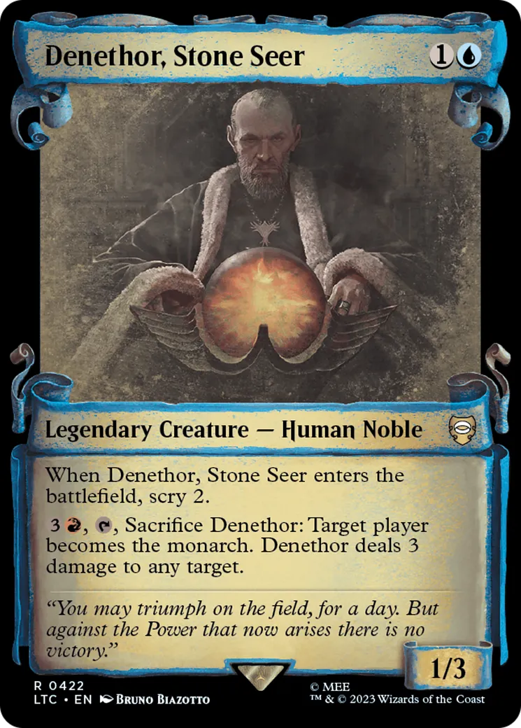 Denethor, Stone Seer — Tales of Middle-earth Commander — Magic: The Gathering
