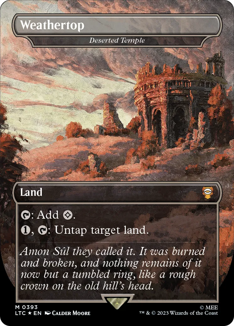 Deserted Temple — Tales of Middle-earth Commander — Magic: The Gathering