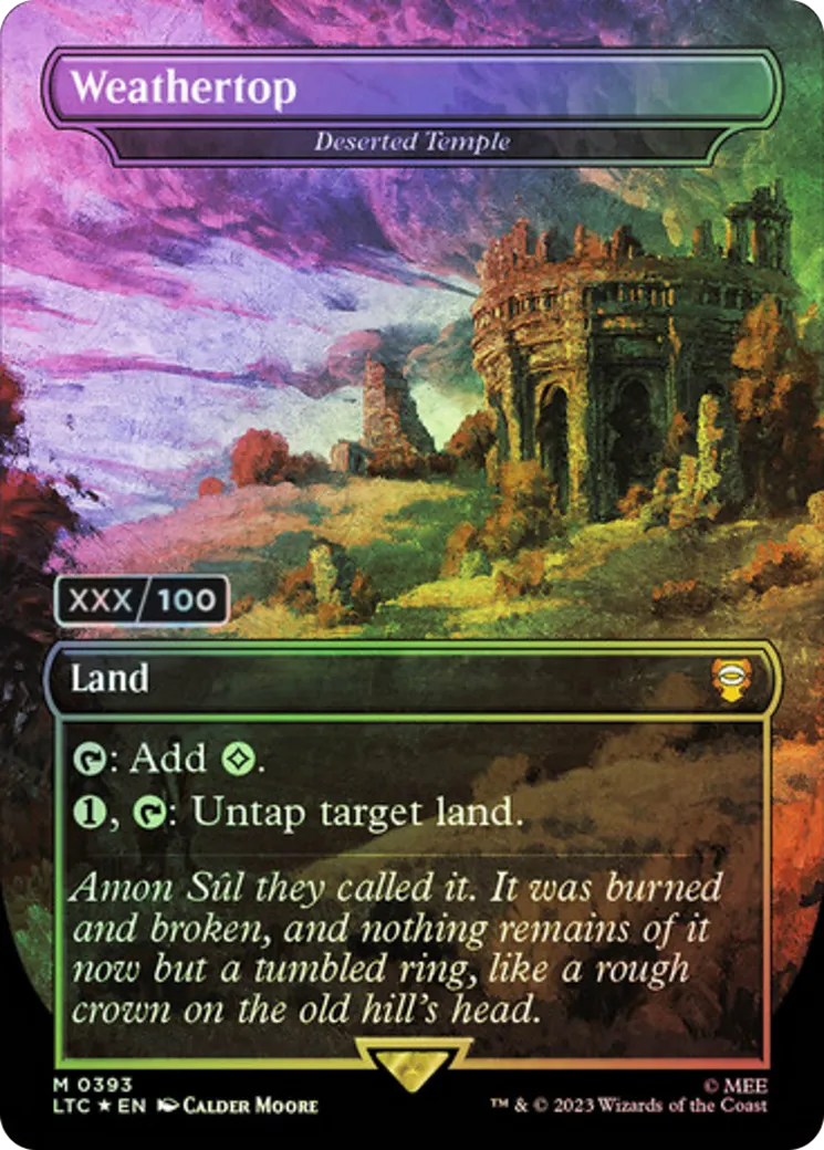 Deserted Temple — Tales of Middle-earth Commander — Magic: The Gathering