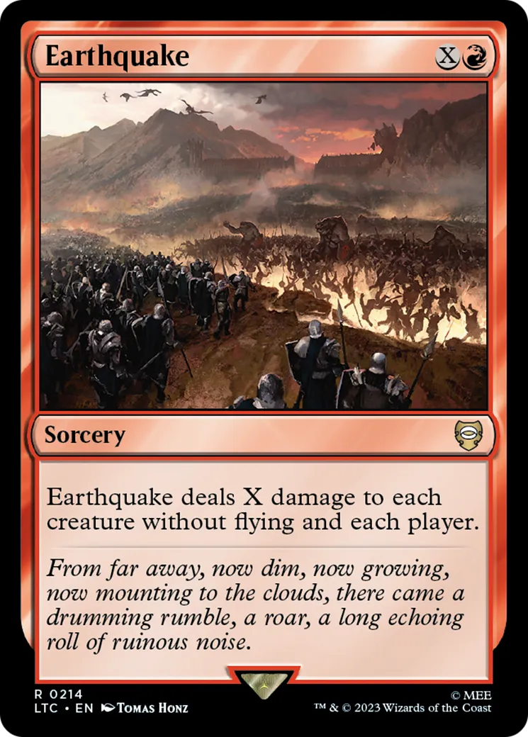 Earthquake — Tales of Middle-earth Commander — Magic: The Gathering