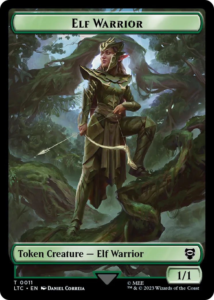Elf Warrior — Tales of Middle-earth Commander — Magic: The Gathering