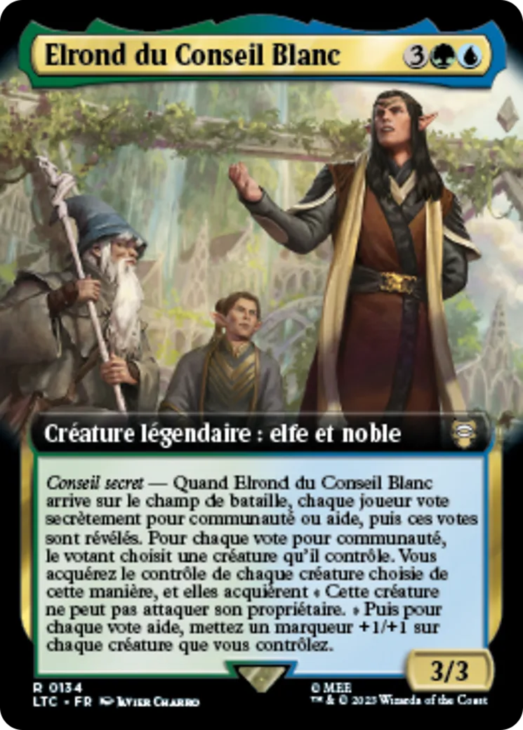 Elrond du Conseil Blanc — Tales of Middle-earth Commander — Magic: The Gathering