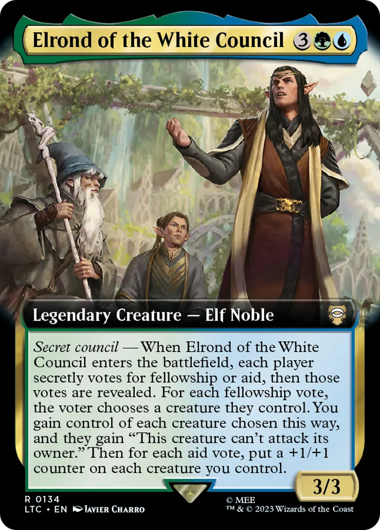Elrond of the White Council — Tales of Middle-earth Commander — Magic: The Gathering