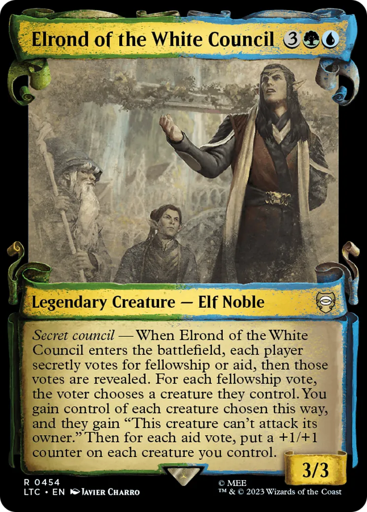 Elrond du Conseil Blanc — Tales of Middle-earth Commander — Magic: The Gathering