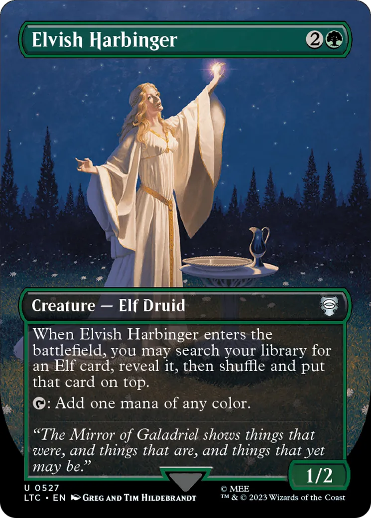 Elvish Harbinger — Tales of Middle-earth Commander — Magic: The Gathering
