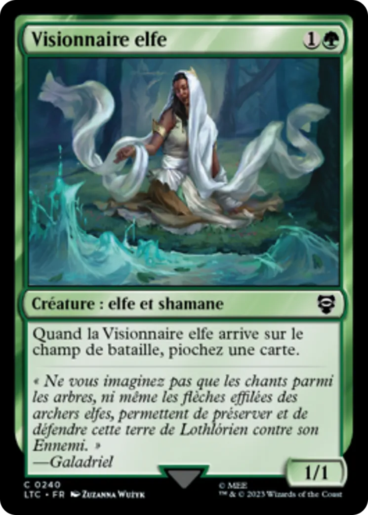 Visionnaire elfe — Tales of Middle-earth Commander — Magic: The Gathering