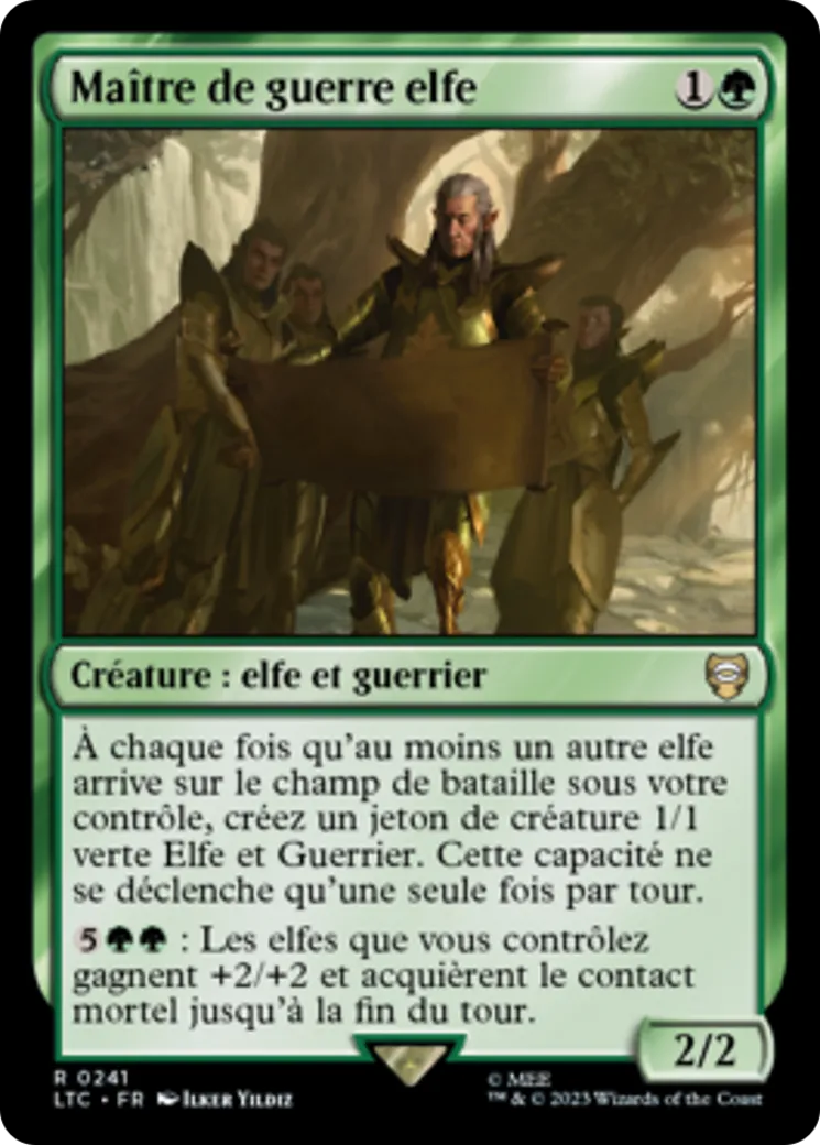 Maître de guerre elfe — Tales of Middle-earth Commander — Magic: The Gathering