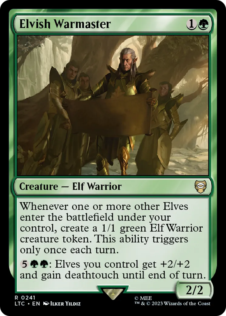 Elvish Warmaster — Tales of Middle-earth Commander — Magic: The Gathering