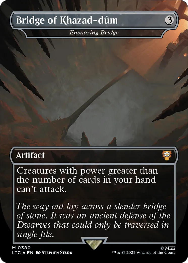 Ensnaring Bridge — Tales of Middle-earth Commander — Magic: The Gathering
