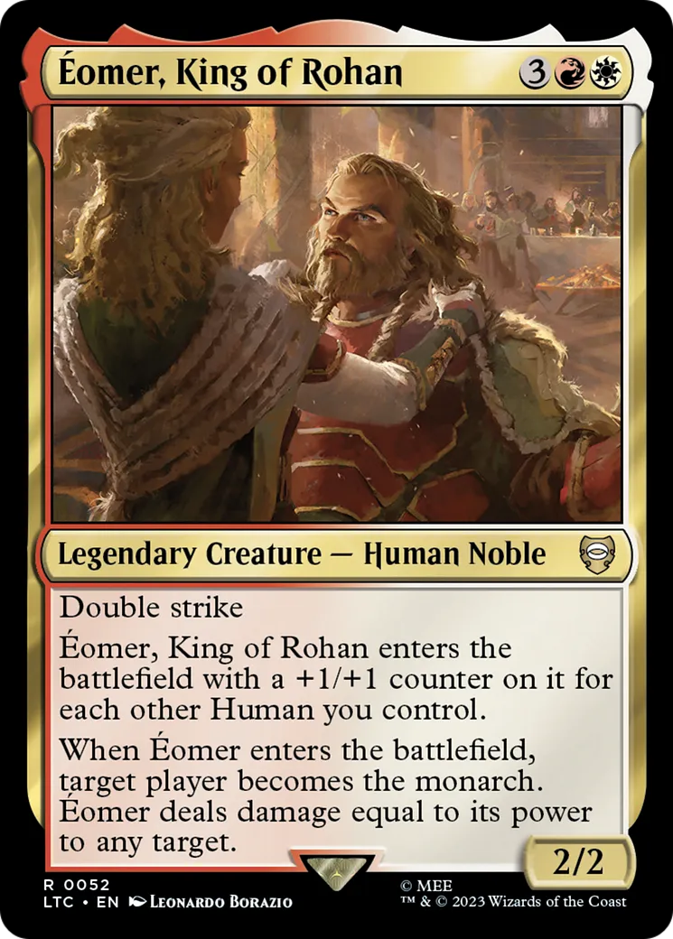 Éomer, King of Rohan — Tales of Middle-earth Commander — Magic: The Gathering