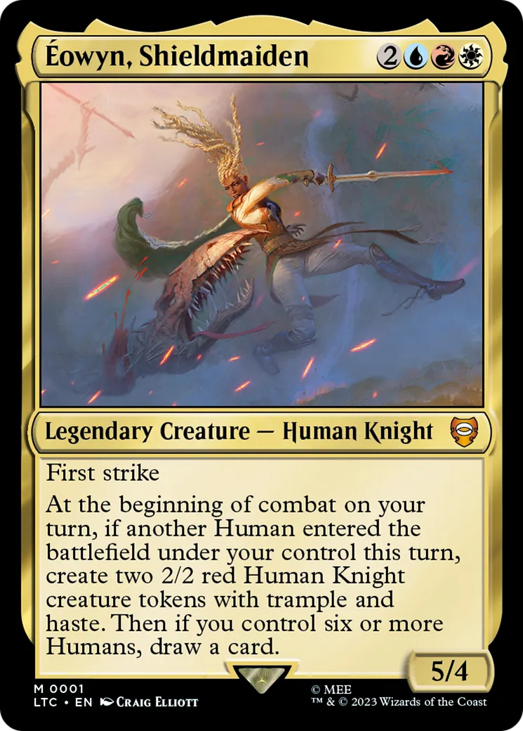 Éowyn, Shieldmaiden — Tales of Middle-earth Commander — Magic: The Gathering