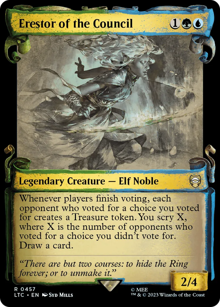 Erestor du Conseil — Tales of Middle-earth Commander — Magic: The Gathering