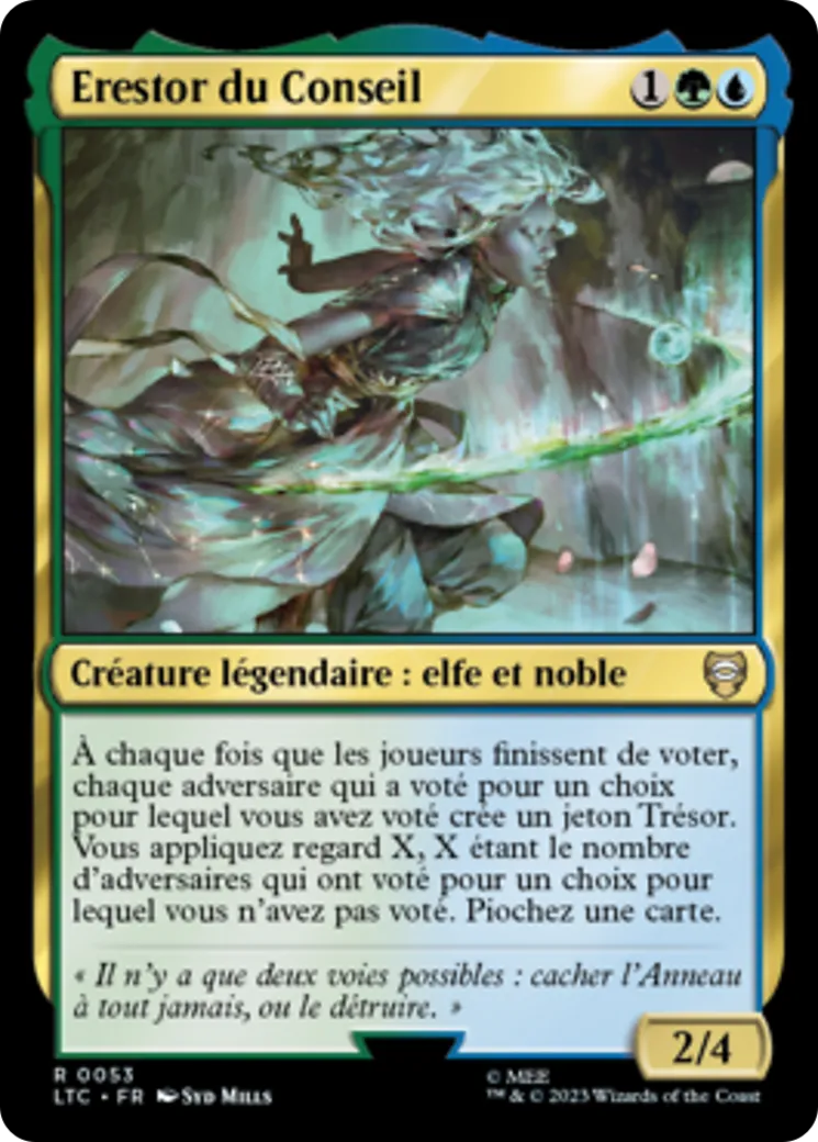 Erestor du Conseil — Tales of Middle-earth Commander — Magic: The Gathering