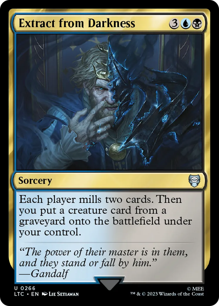 Extract from Darkness — Tales of Middle-earth Commander — Magic: The Gathering
