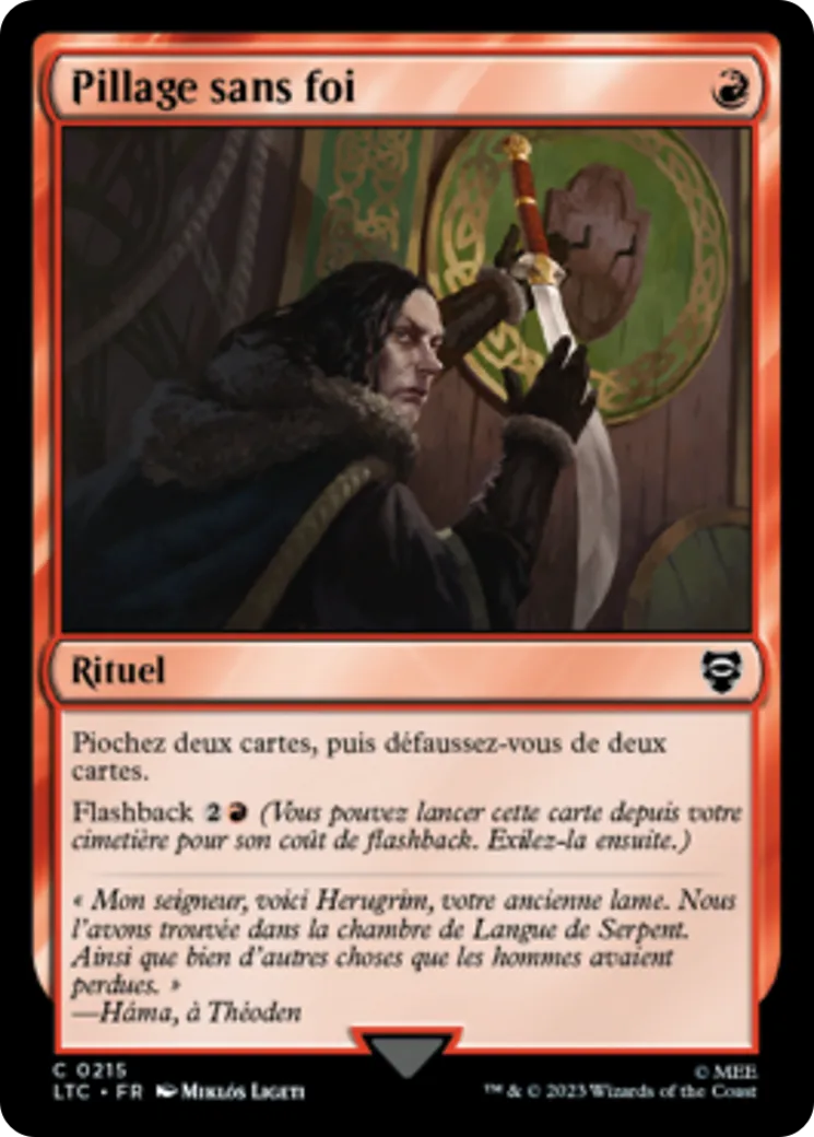 Pillage sans foi — Tales of Middle-earth Commander — Magic: The Gathering