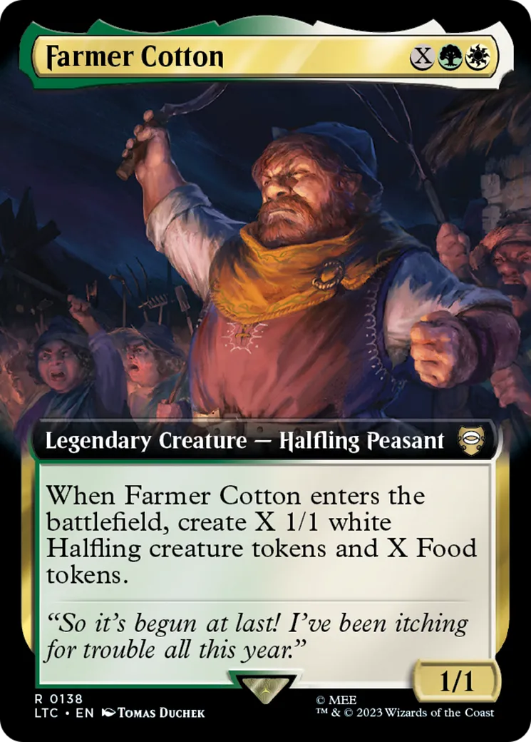 Farmer Cotton — Tales of Middle-earth Commander — Magic: The Gathering