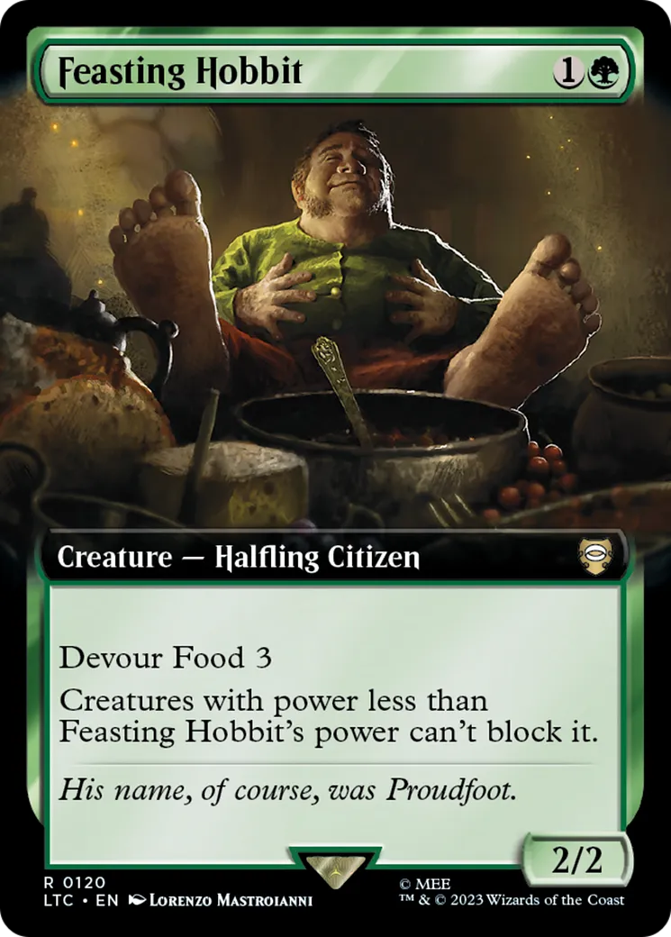 Feasting Hobbit — Tales of Middle-earth Commander — Magic: The Gathering