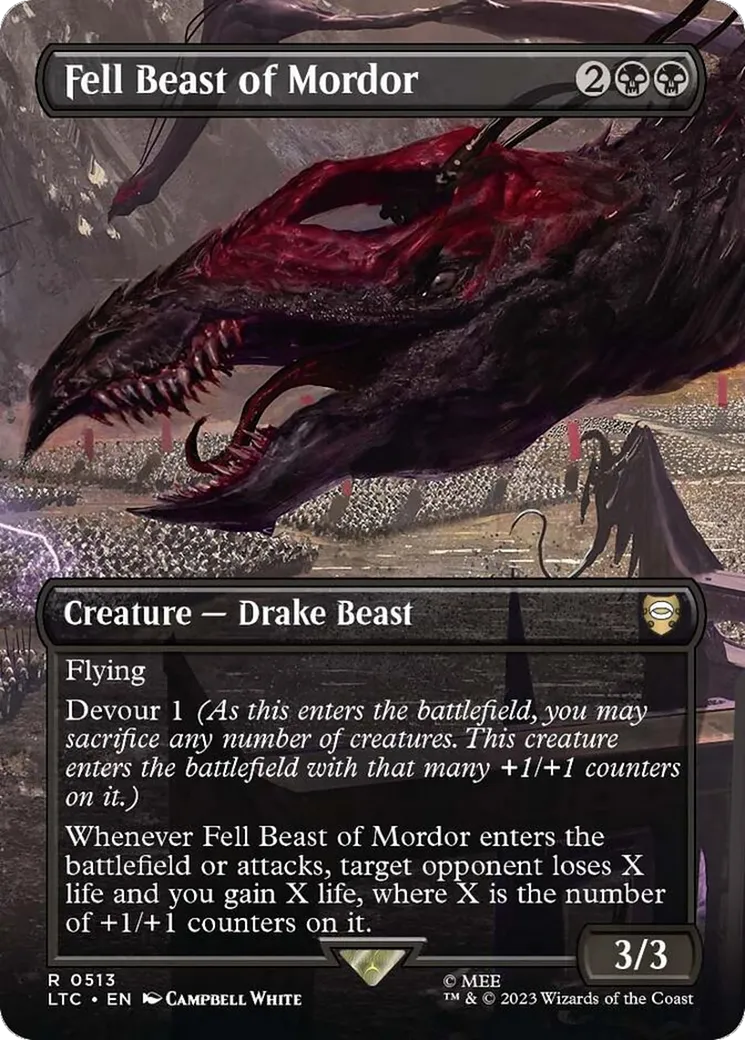 Fell Beast of Mordor — Tales of Middle-earth Commander — Magic: The Gathering