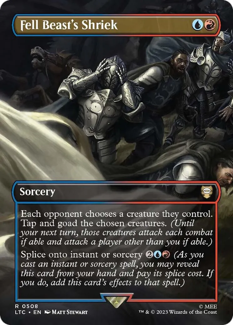 Fell Beast's Shriek — Tales of Middle-earth Commander — Magic: The Gathering