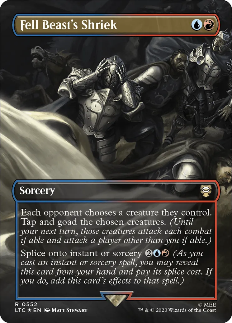 Fell Beast's Shriek — Tales of Middle-earth Commander — Magic: The Gathering