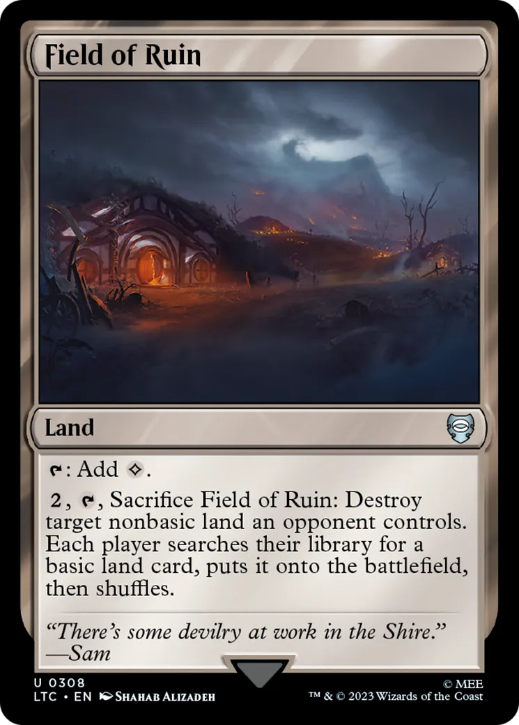 Field of Ruin — Tales of Middle-earth Commander — Magic: The Gathering
