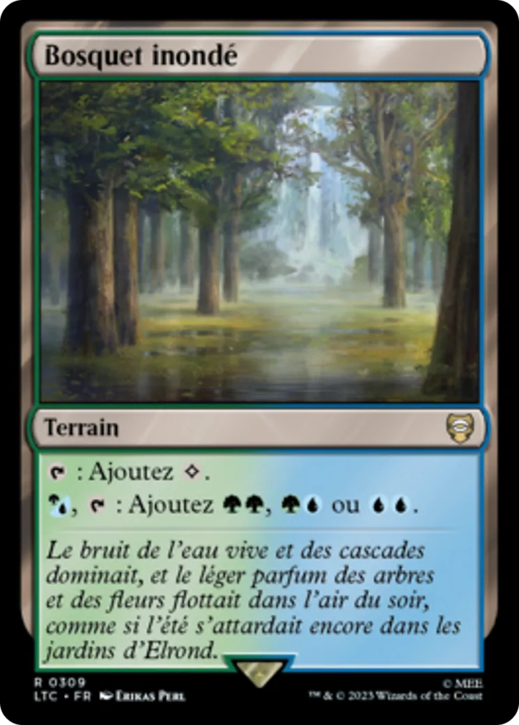 Bosquet inondé — Tales of Middle-earth Commander — Magic: The Gathering