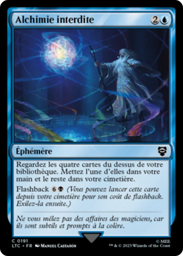 Alchimie interdite — Tales of Middle-earth Commander — Magic: The Gathering