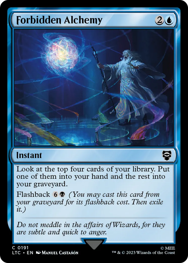 Alchimie interdite — Tales of Middle-earth Commander — Magic: The Gathering