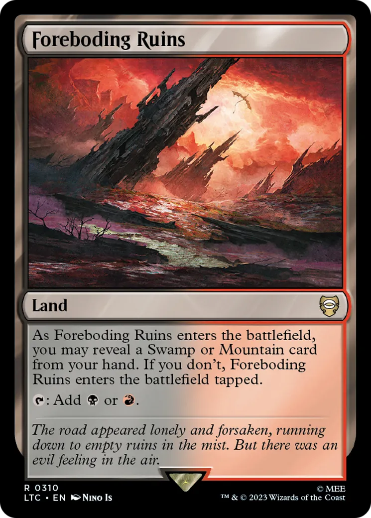 Ruines angoissantes — Tales of Middle-earth Commander — Magic: The Gathering