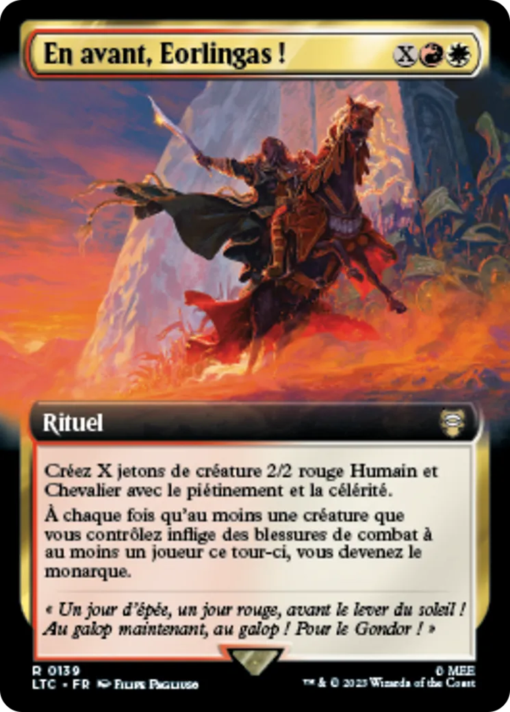 En avant, Eorlingas ! — Tales of Middle-earth Commander — Magic: The Gathering