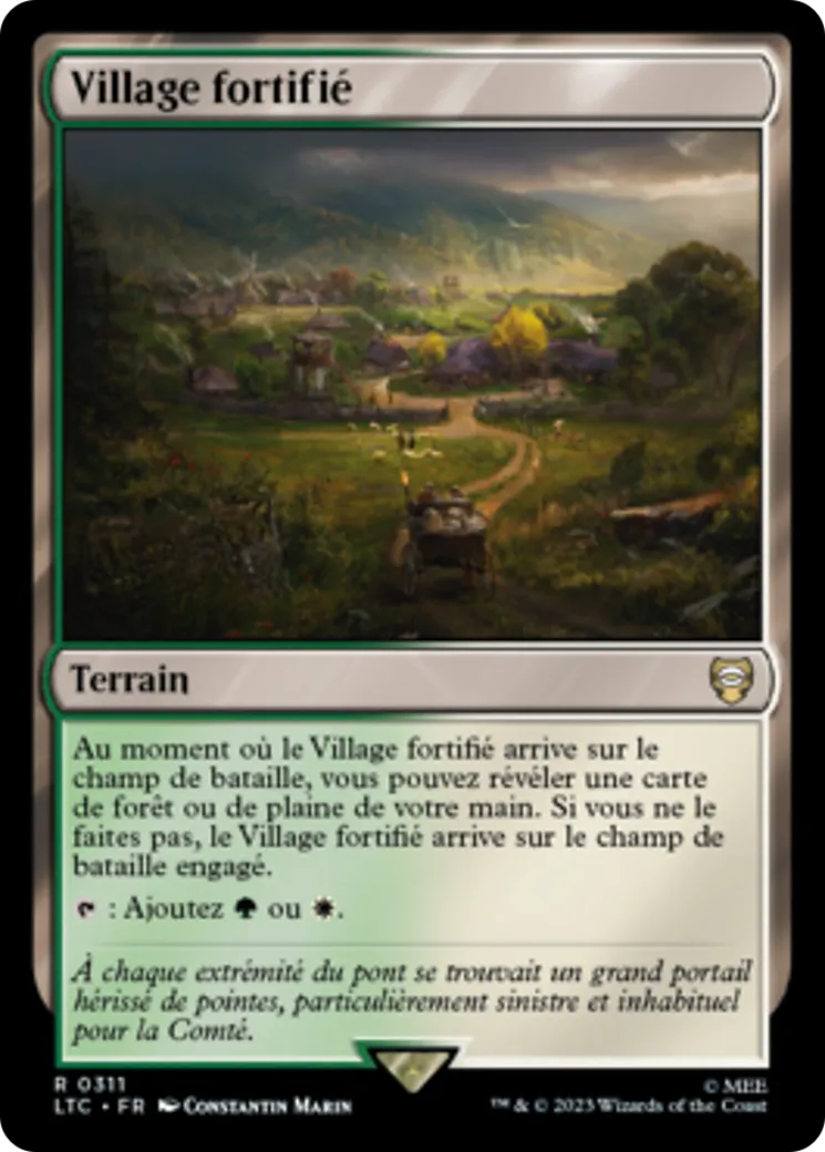 Village fortifié — Tales of Middle-earth Commander — Magic: The Gathering