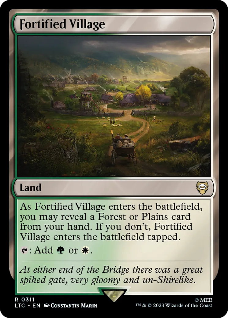 Village fortifié — Tales of Middle-earth Commander — Magic: The Gathering