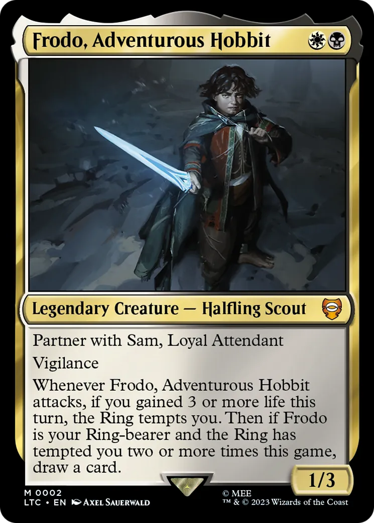 Frodo, hobbit audacieux — Tales of Middle-earth Commander — Magic: The Gathering