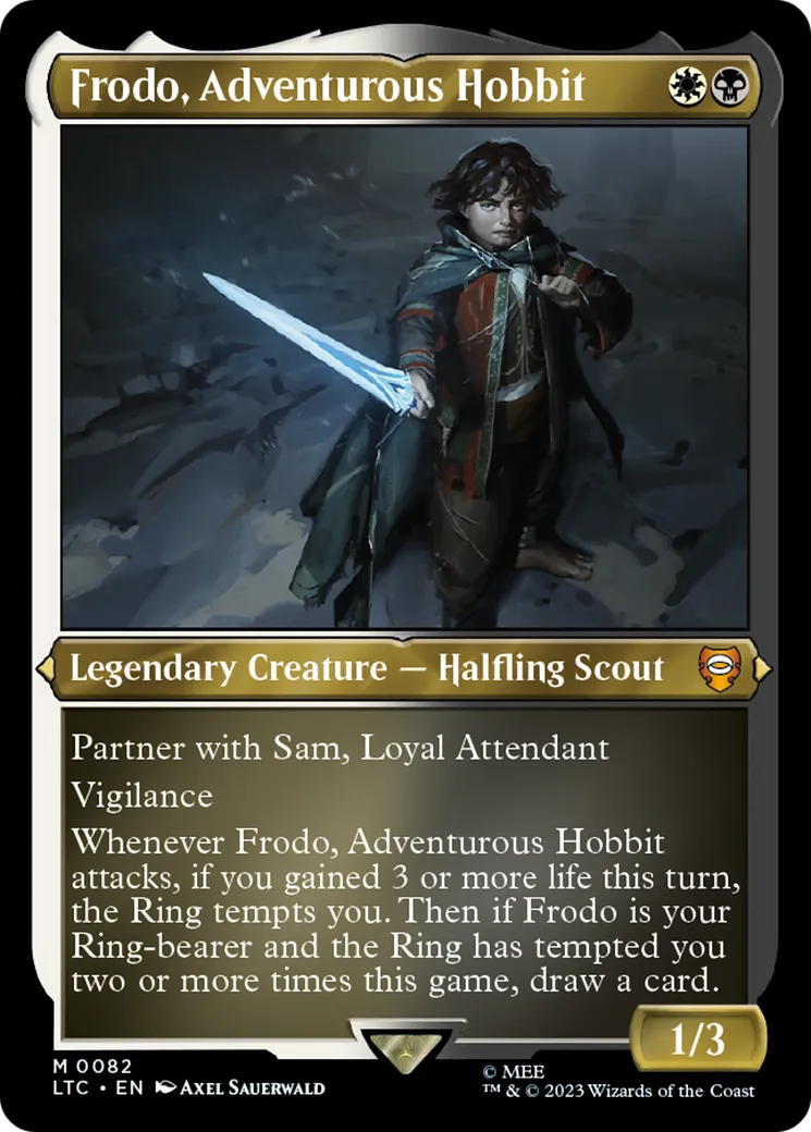 Frodo, Adventurous Hobbit — Tales of Middle-earth Commander — Magic: The Gathering