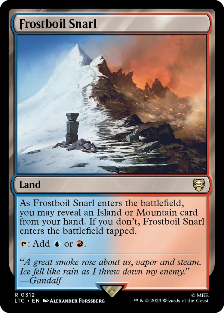 Frostboil Snarl — Tales of Middle-earth Commander — Magic: The Gathering