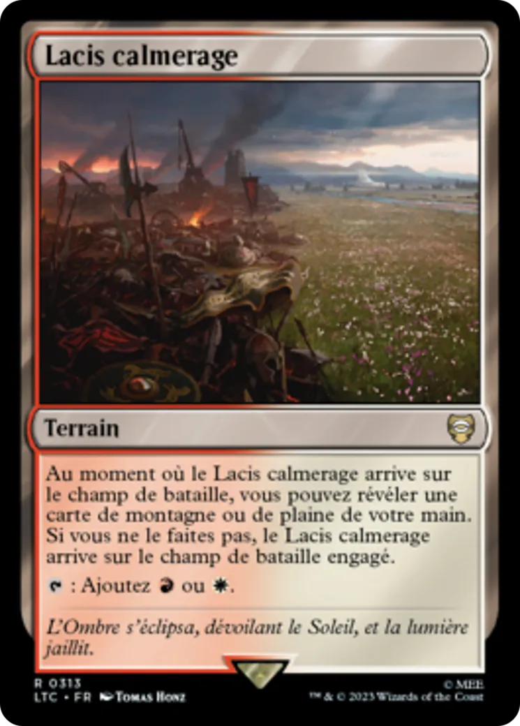 Lacis calmerage — Tales of Middle-earth Commander — Magic: The Gathering