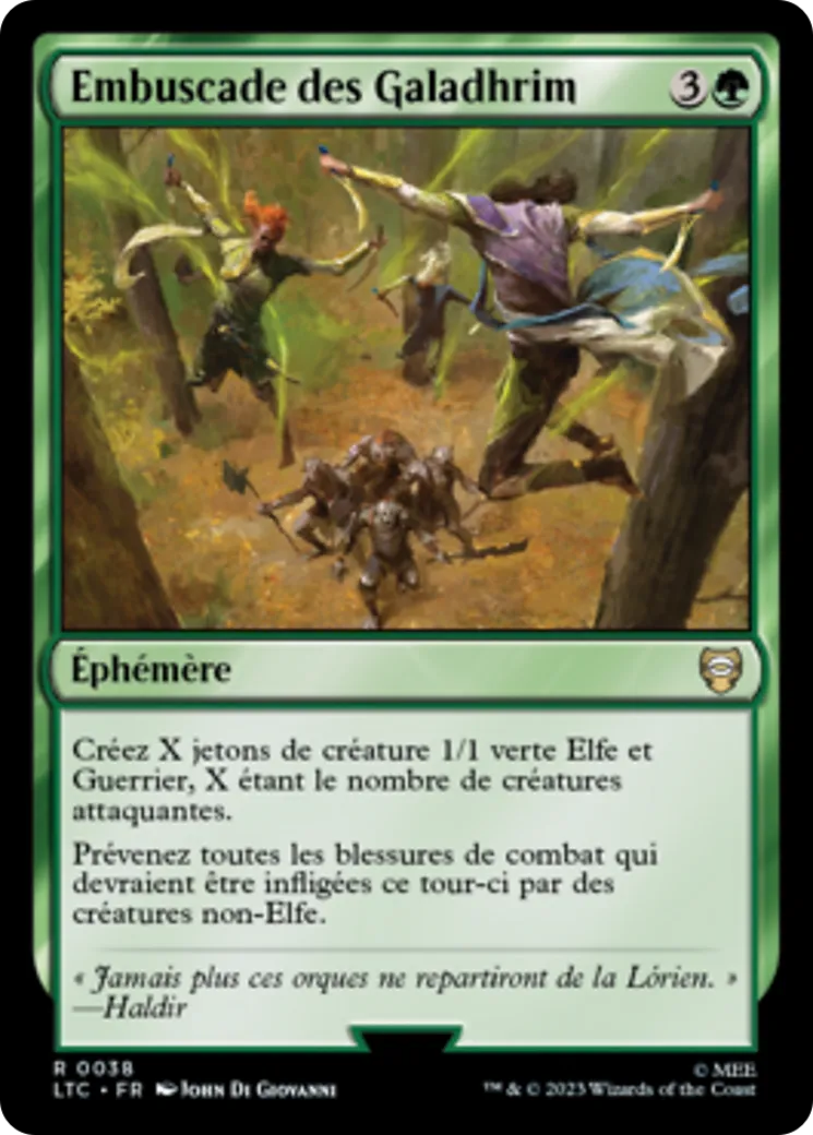 Embuscade des Galadhrim — Tales of Middle-earth Commander — Magic: The Gathering