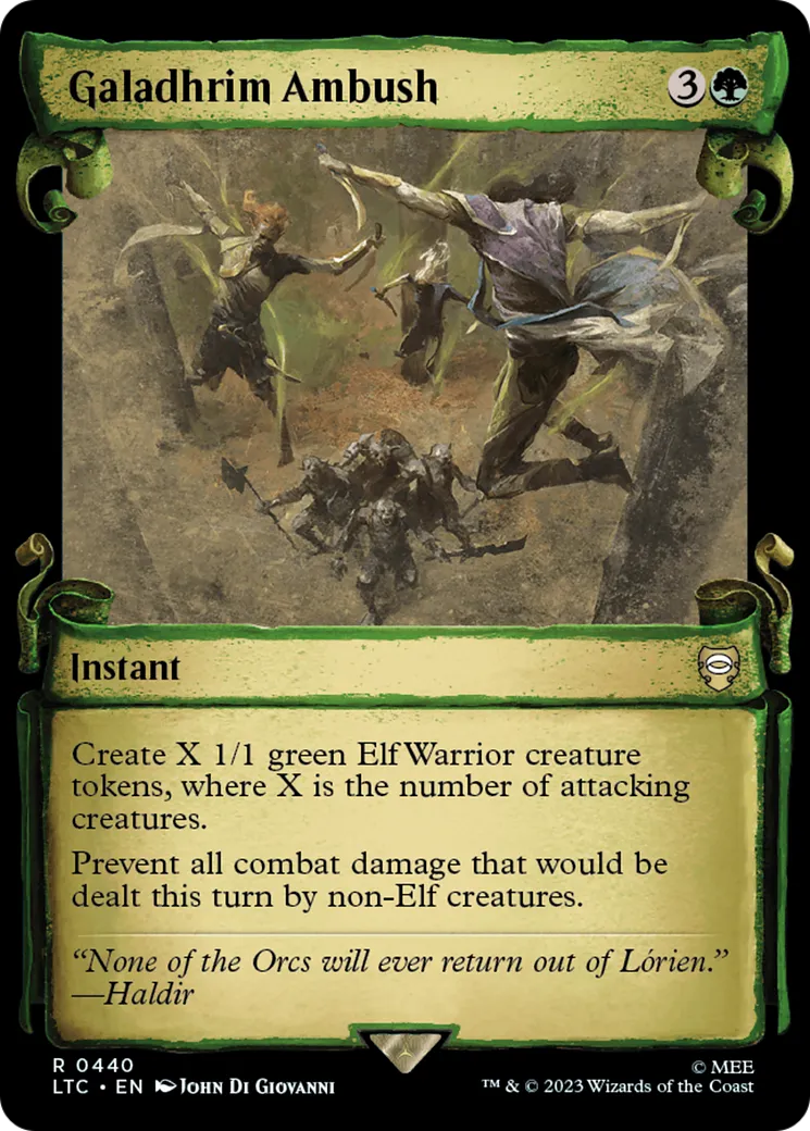 Embuscade des Galadhrim — Tales of Middle-earth Commander — Magic: The Gathering
