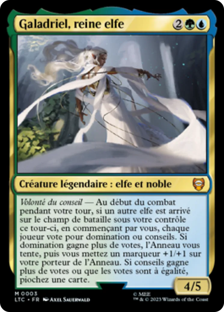 Galadriel, reine elfe — Tales of Middle-earth Commander — Magic: The Gathering