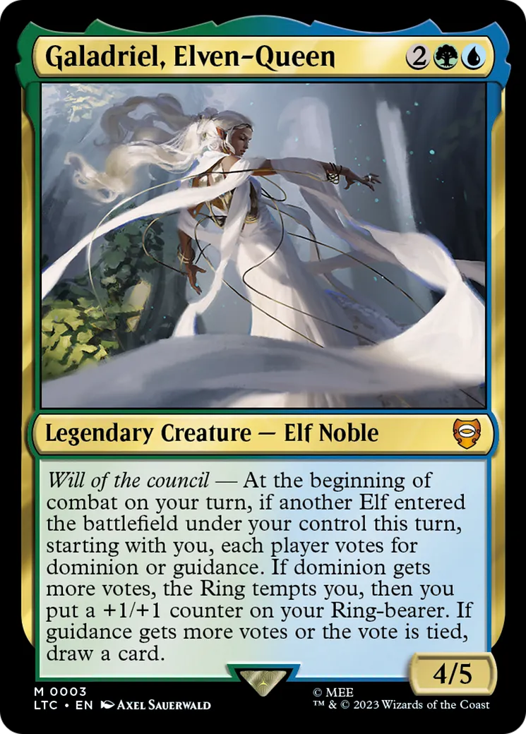 Galadriel, Elven-Queen — Tales of Middle-earth Commander — Magic: The Gathering
