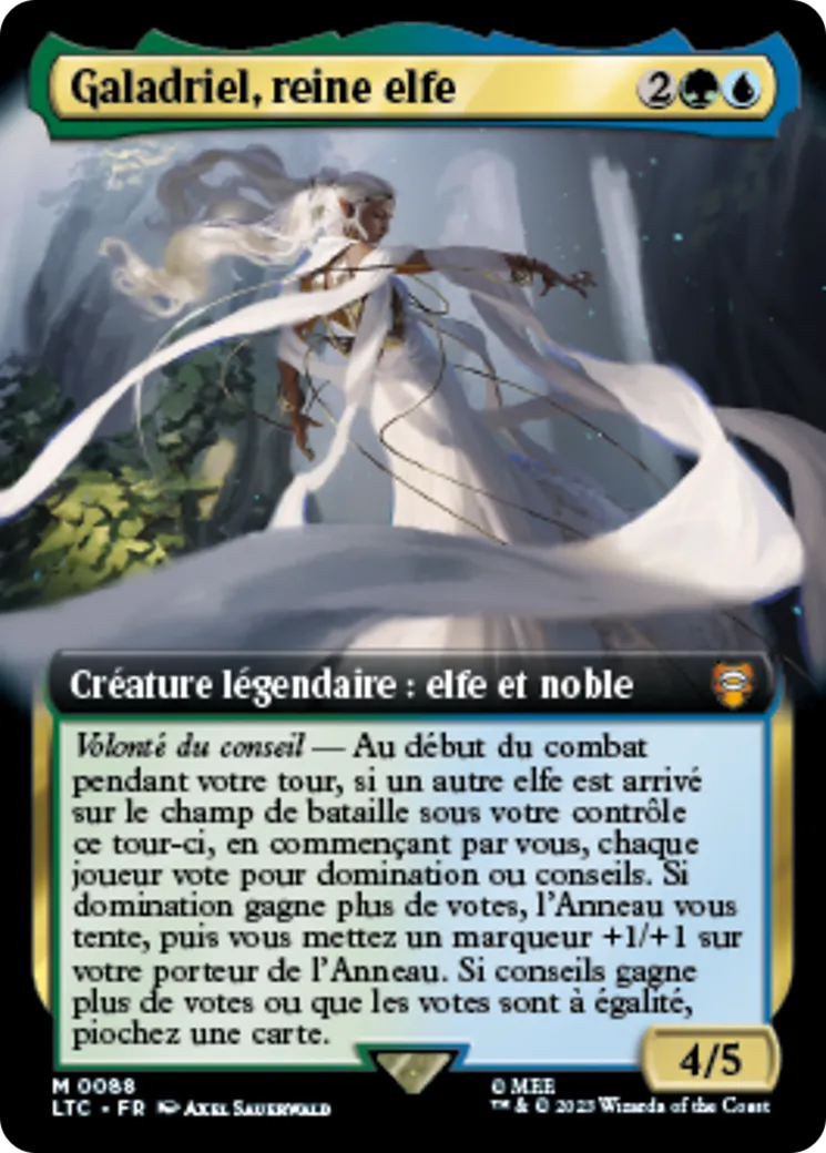 Galadriel, reine elfe — Tales of Middle-earth Commander — Magic: The Gathering