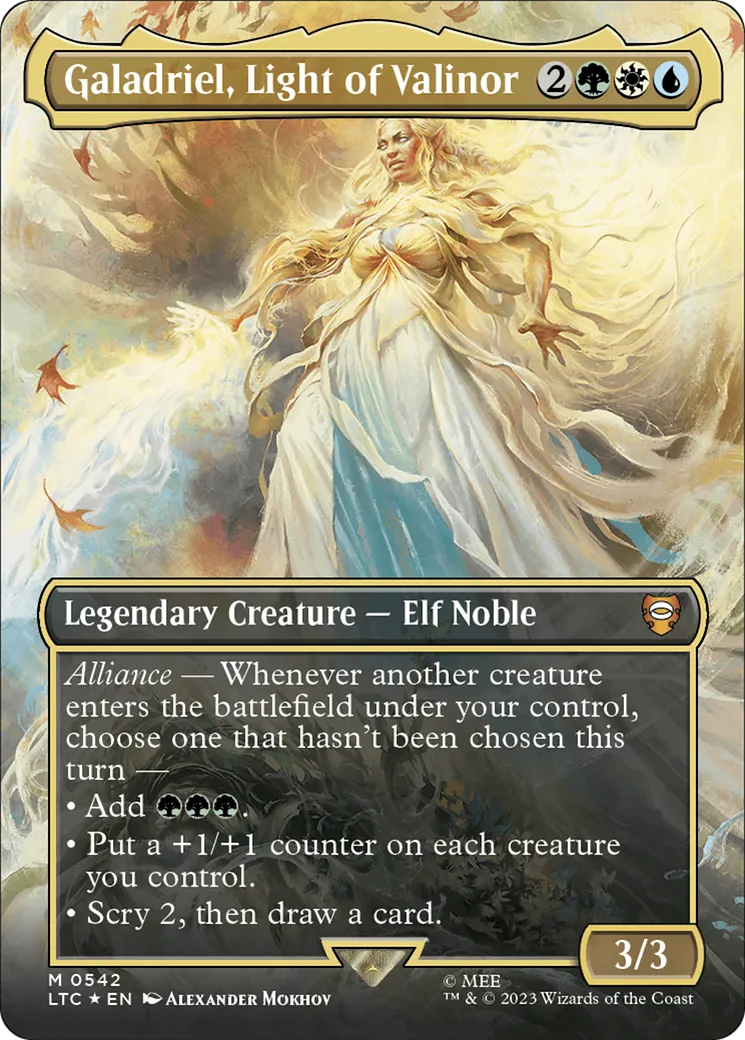 Galadriel, Light of Valinor — Tales of Middle-earth Commander — Magic: The Gathering